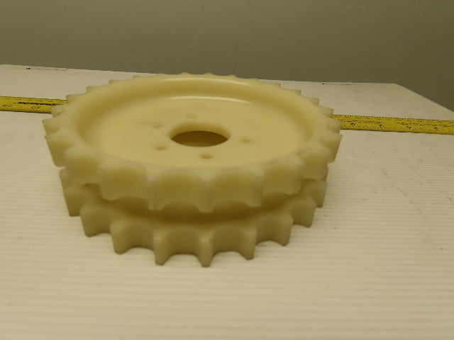 UNI 6" OD x 1-5/8" 25T 2 Row Conveyor Chain Sprocket