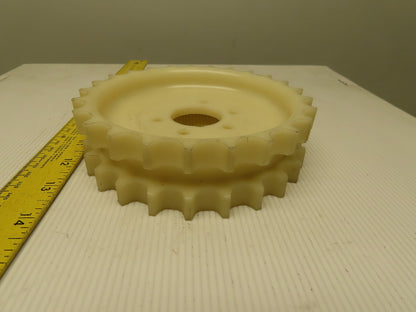 UNI 6" OD x 1-5/8" 25T 2 Row Conveyor Chain Sprocket