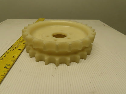 UNI 6" OD x 1-5/8" 25T 2 Row Conveyor Chain Sprocket