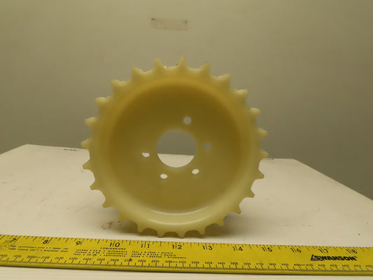 UNI 6" OD x 1-5/8" 25T 2 Row Conveyor Chain Sprocket