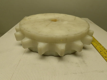 11" OD x 1" Tooth Width 17T Nylon Conveyor Sprocket 1-1/4" Bore