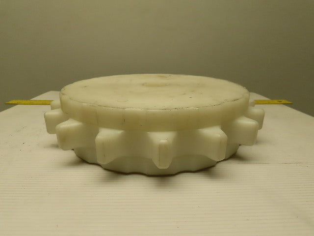 11" OD x 1" Tooth Width 17T Nylon Conveyor Sprocket 1-1/4" Bore