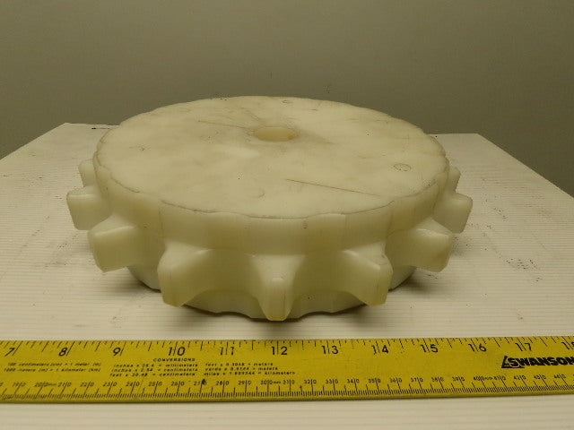 11" OD x 1" Tooth Width 17T Nylon Conveyor Sprocket 1-1/4" Bore