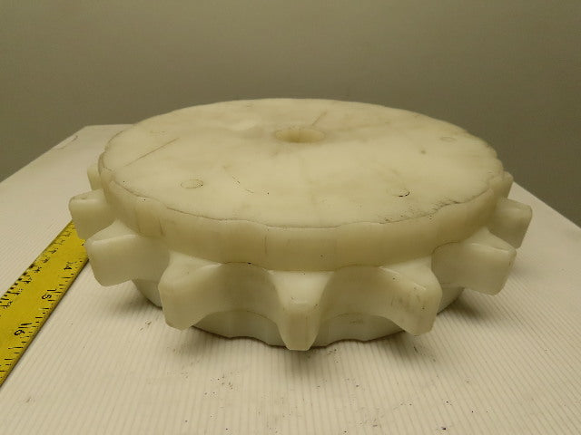 11" OD x 1" Tooth Width 17T Nylon Conveyor Sprocket 1-1/4" Bore
