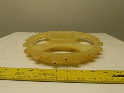 10-1/4" OD x 1" 2 Row Staggered Tooth 32T Conveyor Chain Sprocket 2.5" SB