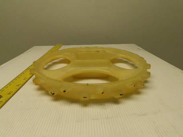 10-1/4" OD x 1" 2 Row Staggered Tooth 32T Conveyor Chain Sprocket 2.5" SB