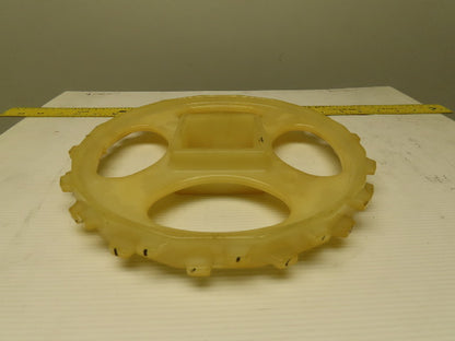 10-1/4" OD x 1" 2 Row Staggered Tooth 32T Conveyor Chain Sprocket 2.5" SB