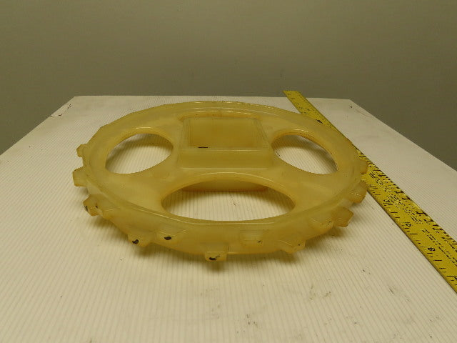 10-1/4" OD x 1" 2 Row Staggered Tooth 32T Conveyor Chain Sprocket 2.5" SB