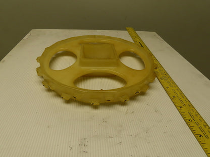 10-1/4" OD x 1" 2 Row Staggered Tooth 32T Conveyor Chain Sprocket 2.5" SB