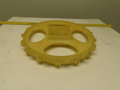 10-1/4" OD x 1" 2 Row Staggered Tooth 32T Conveyor Chain Sprocket 2.5" SB