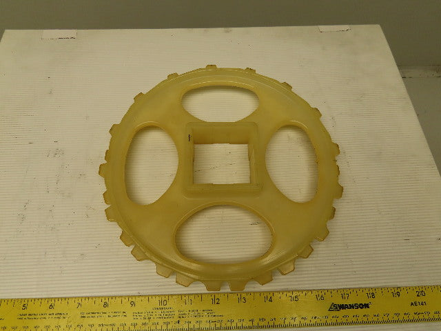 10-1/4" OD x 1" 2 Row Staggered Tooth 32T Conveyor Chain Sprocket 2.5" SB