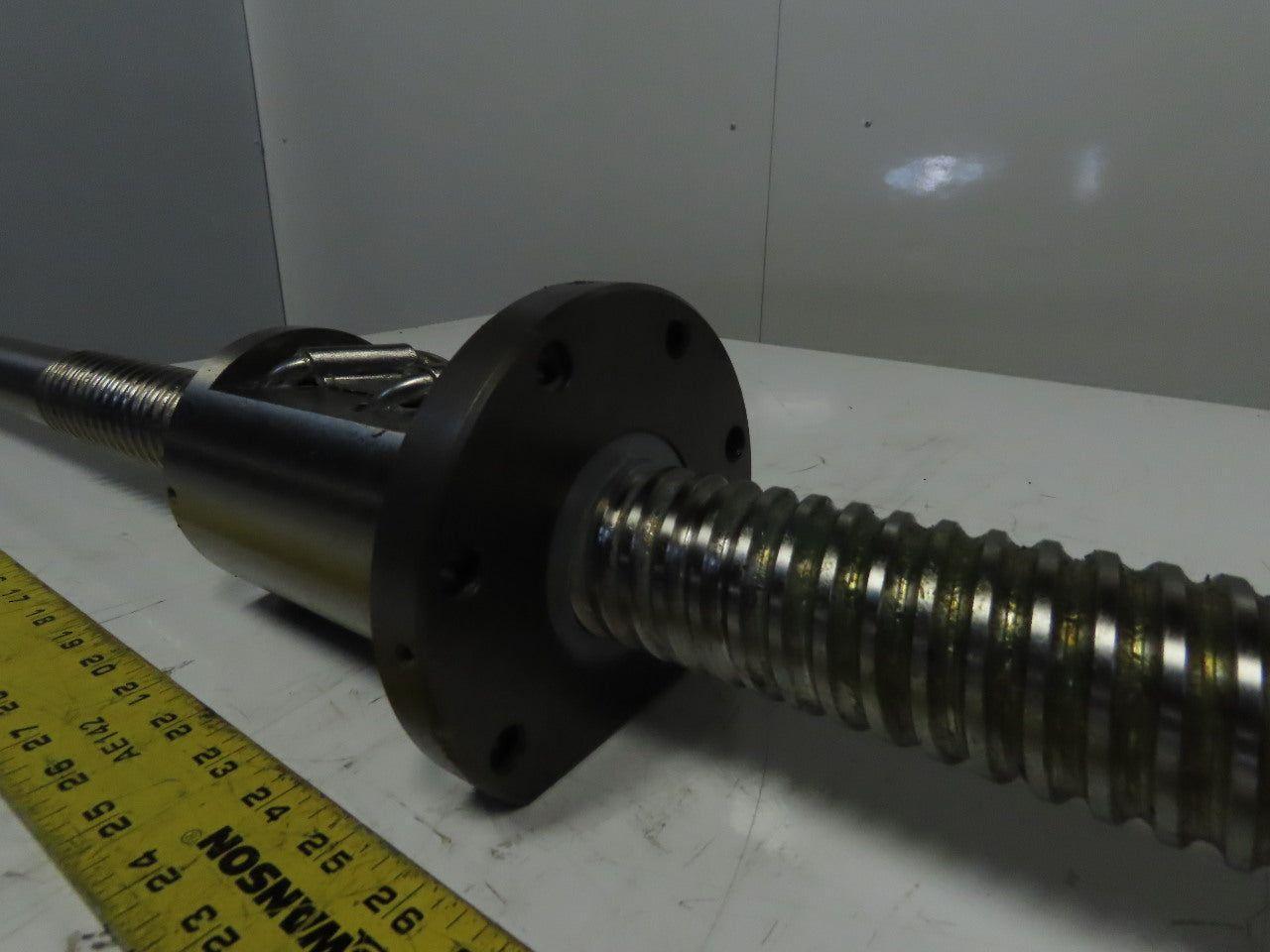 NSK 14HS-0003 W5009-500ZTX-0003 2" Dia 3/8" Pitch Ball nut/Screw Assembly 61"OAL