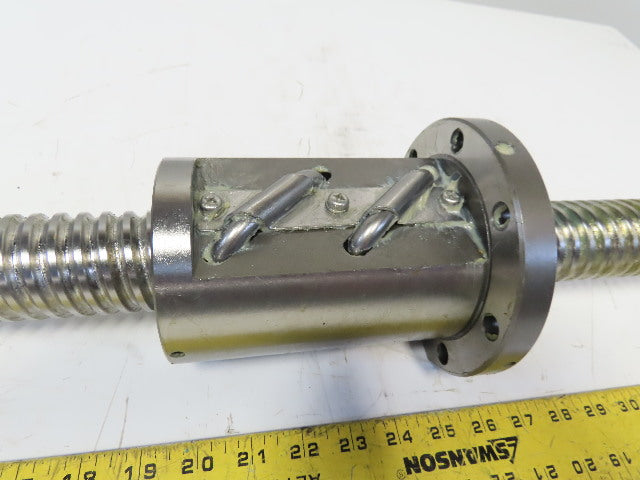 NSK 14HS-0003 W5009-500ZTX-0003 2" Dia 3/8" Pitch Ball nut/Screw Assembly 61"OAL