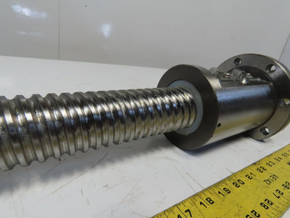 NSK 14HS-0003 W5009-500ZTX-0003 2" Dia 3/8" Pitch Ball nut/Screw Assembly 61"OAL
