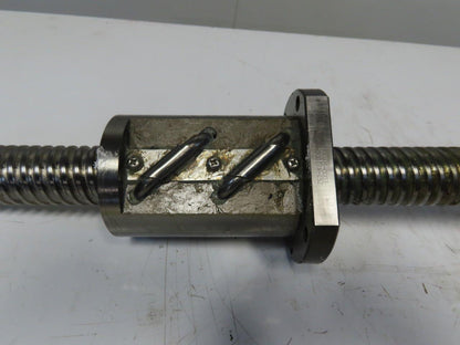NSK 14HS-0003 W5009-500ZTX-0003 2" Dia 3/8" Pitch Ball nut/Screw Assembly 61"OAL