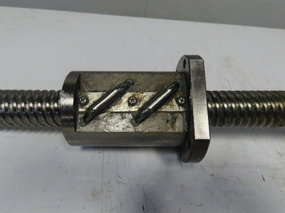 NSK 14HS-0003 W5009-500ZTX-0003 2" Dia 3/8" Pitch Ball nut/Screw Assembly 61"OAL