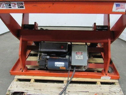 Presto X4W24-20 2000 LB 48"x48" Hydraulic Scissor Lift 7"-43" Height 460V 3Ph