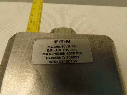 Eaton ML.360.10VG.30 2320 PSI Hydraulic Oil Filter With Element