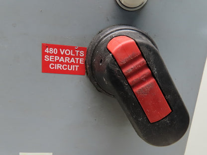 Daykin GPFB-03 Enclosed Transformer Disconnect 1500VA 480V Pri 120V Sec 1PH