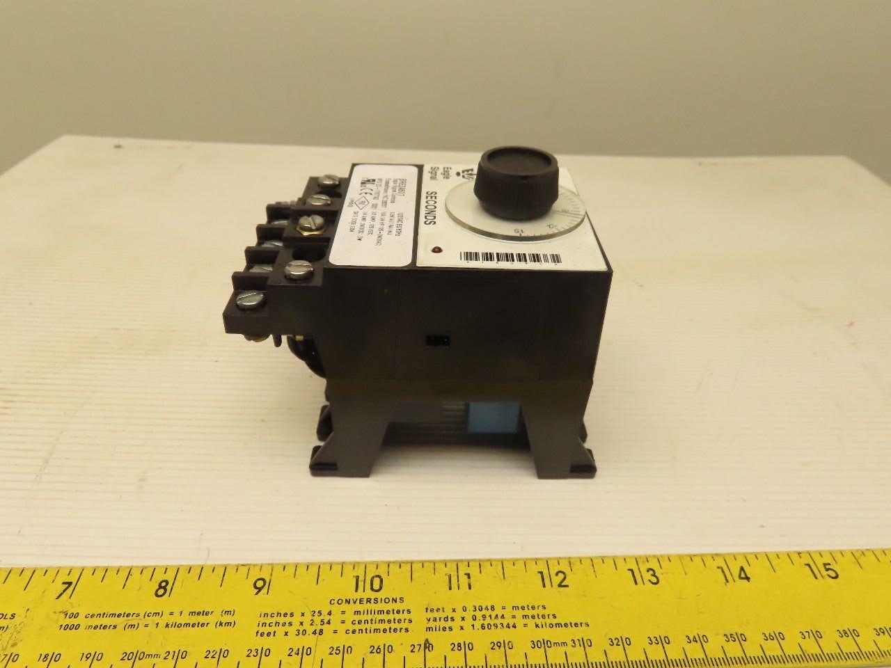 Eagle Signal BRE3A601 Relay Timer 120 Volt 0-15 seconds
