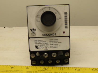 Eagle Signal BRE3A601 Relay Timer 120 Volt 0-15 seconds