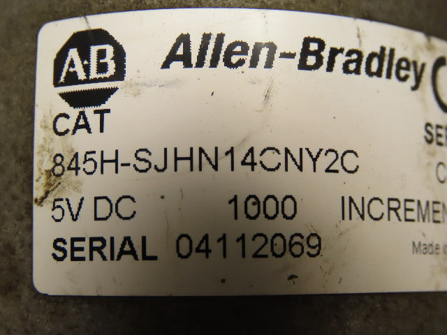 Allen Bradley 845H-SJHN14CNY2C Ser C 1000 Incremental Encoder 5VDC