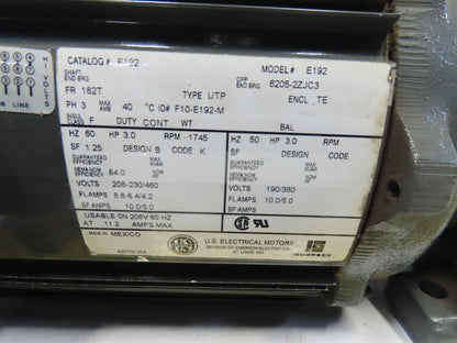 Browning CBN2025B622.40MT1803 Inline Gear Motor 22.4:1 Ratio 208-230/460V 3Ph