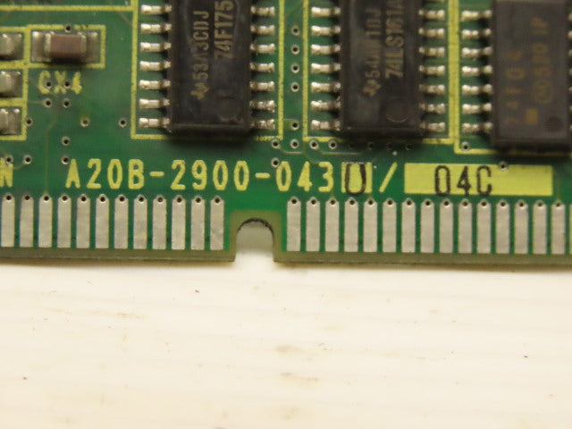 Fanuc A20B-2900-0430/04C Memory Module Daughter Board Lot of 4