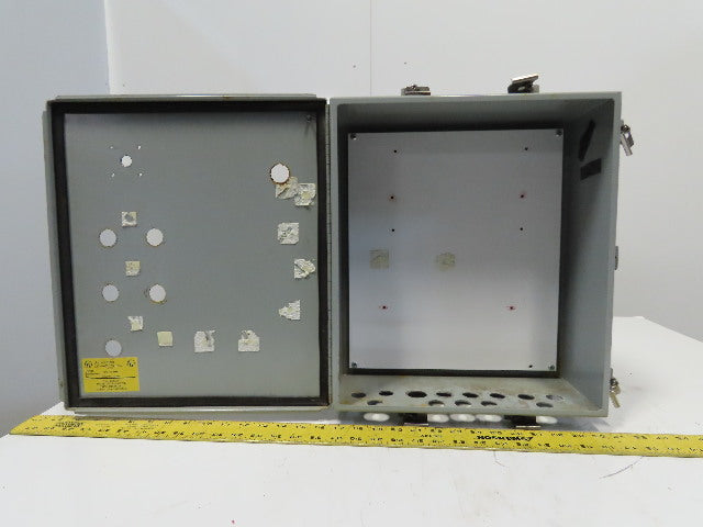 Steel Wall mount Electrical Enclosure 16x14x6" W/Back Plate Back