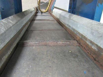 Versa 73" Long  8" Cleated Slide Bed Incline Belt Conveyor 230/460V 3 Ph 32FPM