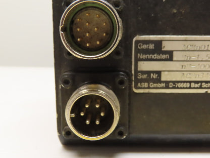 ASB ACMn0150-4/1-6 Permanet magnet Servo motor 575VDC 4000RPM