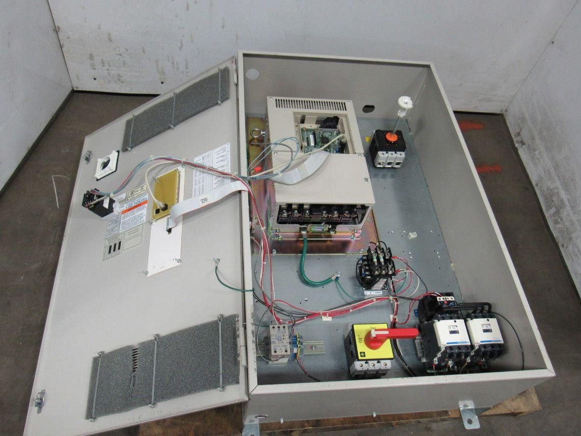 Yaskawa E7LVB052G VFD Drive Bypass Assembly 51KVA 380-480V In 0-480V Out 50/60HZ