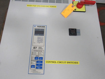 Yaskawa E7LVB052G VFD Drive Bypass Assembly 51KVA 380-480V In 0-480V Out 50/60HZ