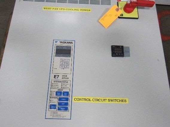 Yaskawa E7LVB052G VFD Drive Bypass Assembly 51KVA 380-480V In 0-480V Out 50/60HZ
