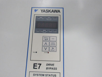 Yaskawa E7LVB052G VFD Drive Bypass Assembly 51KVA 380-480V In 0-480V Out 50/60HZ