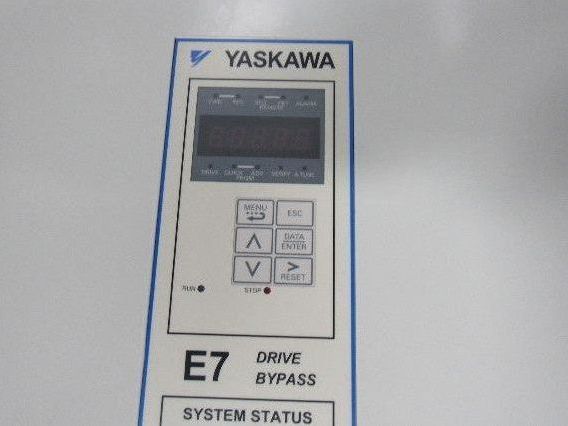 Yaskawa E7LVB052G VFD Drive Bypass Assembly 51KVA 380-480V In 0-480V Out 50/60HZ