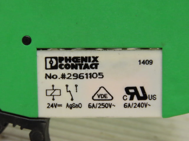 Phoenix Contact PLC-BPT-24DC/21 29 00 445 Relay Socket24VDC Lot of 4