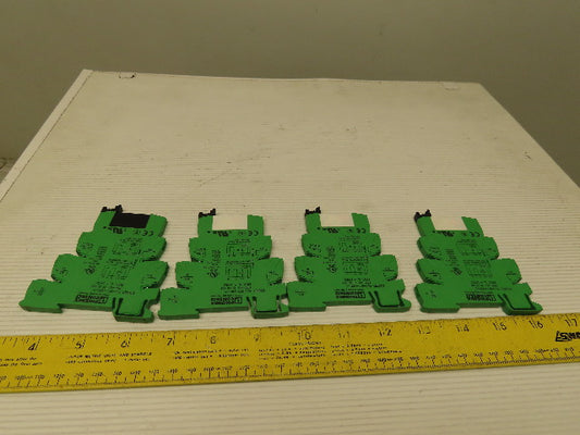 Phoenix Contact PLC-BPT-24DC/21 29 00 445 Relay Socket24VDC Lot of 4