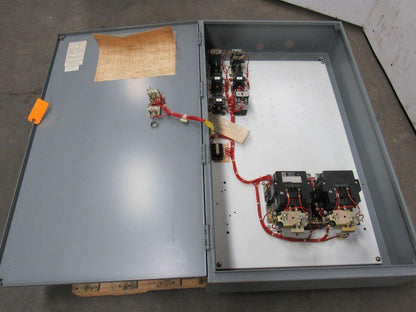 Square D 8901 SQC-8 Ser A 480V 3 Pole 100A Transfer Switch