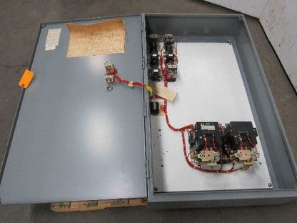 Square D 8901 SQC-8 Ser A 480V 3 Pole 100A Transfer Switch
