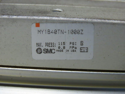 SMC MY1B40TN-1000Z  Rodless Cylinder Linear Actuator 40mm Bore 1000mm Stroke
