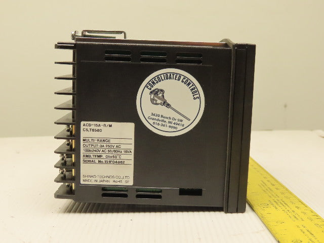 Shinko ACD-15A-R/M Multi-Range Controller 3A 250V 100-240V
