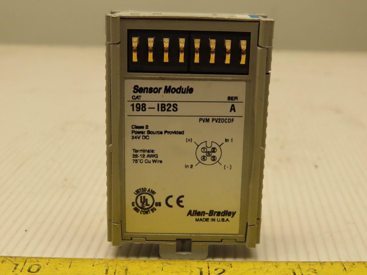 Allen Bradley 198-IB2S/A Sensor Module 24V Series A
