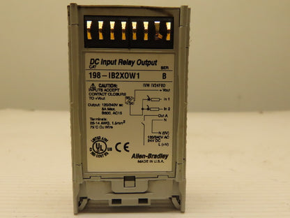Allen Bradley 198-IB2XOW1/B DC Input Relay Output Series B