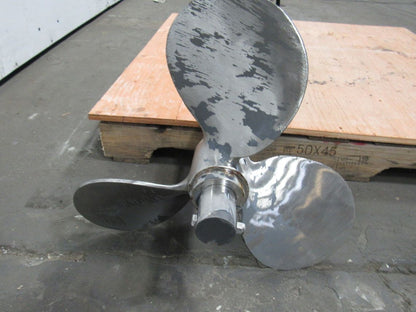 18" Steel 3 Blade Impeller Mixer W/1-15/16" Stainless Steel Shaft 72" OAL