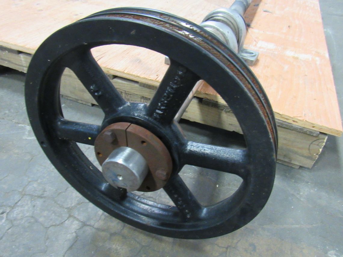 18" Steel 3 Blade Impeller Mixer W/1-15/16" Stainless Steel Shaft 72" OAL