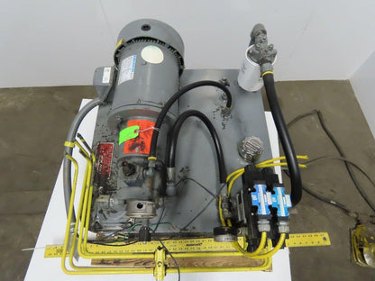 Continental PVR6-6B15-RF-0-1-H Hydraulic Power Unit 30Gal 5Hp 460V 6GPM 1500PSI