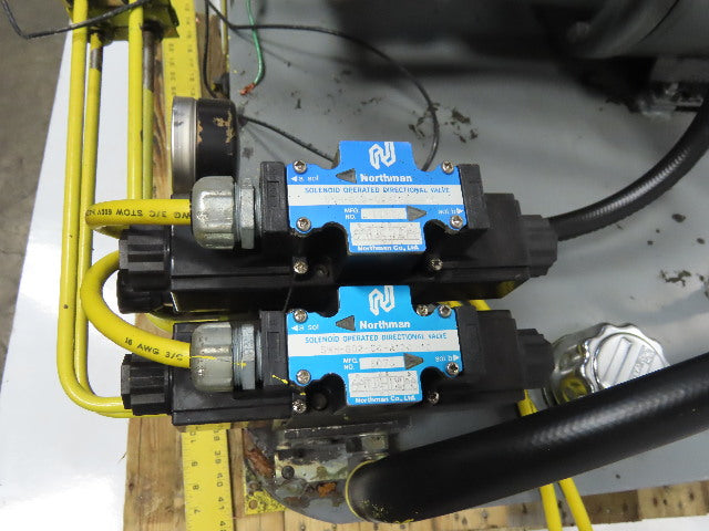 Continental PVR6-6B15-RF-0-1-H Hydraulic Power Unit 30Gal 5Hp 460V 6GPM 1500PSI