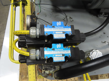 Continental PVR6-6B15-RF-0-1-H Hydraulic Power Unit 30Gal 5Hp 460V 6GPM 1500PSI