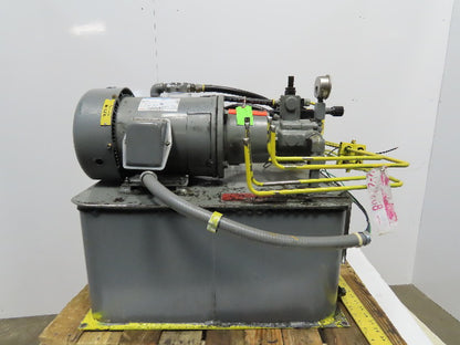 Continental PVR6-6B15-RF-0-1-H Hydraulic Power Unit 30Gal 5Hp 460V 6GPM 1500PSI